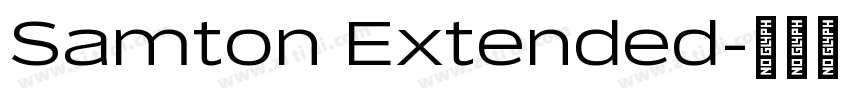 Samton Extended字体转换